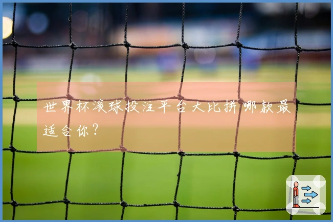 世界杯滚球投注平台大比拼 哪款最适合你？